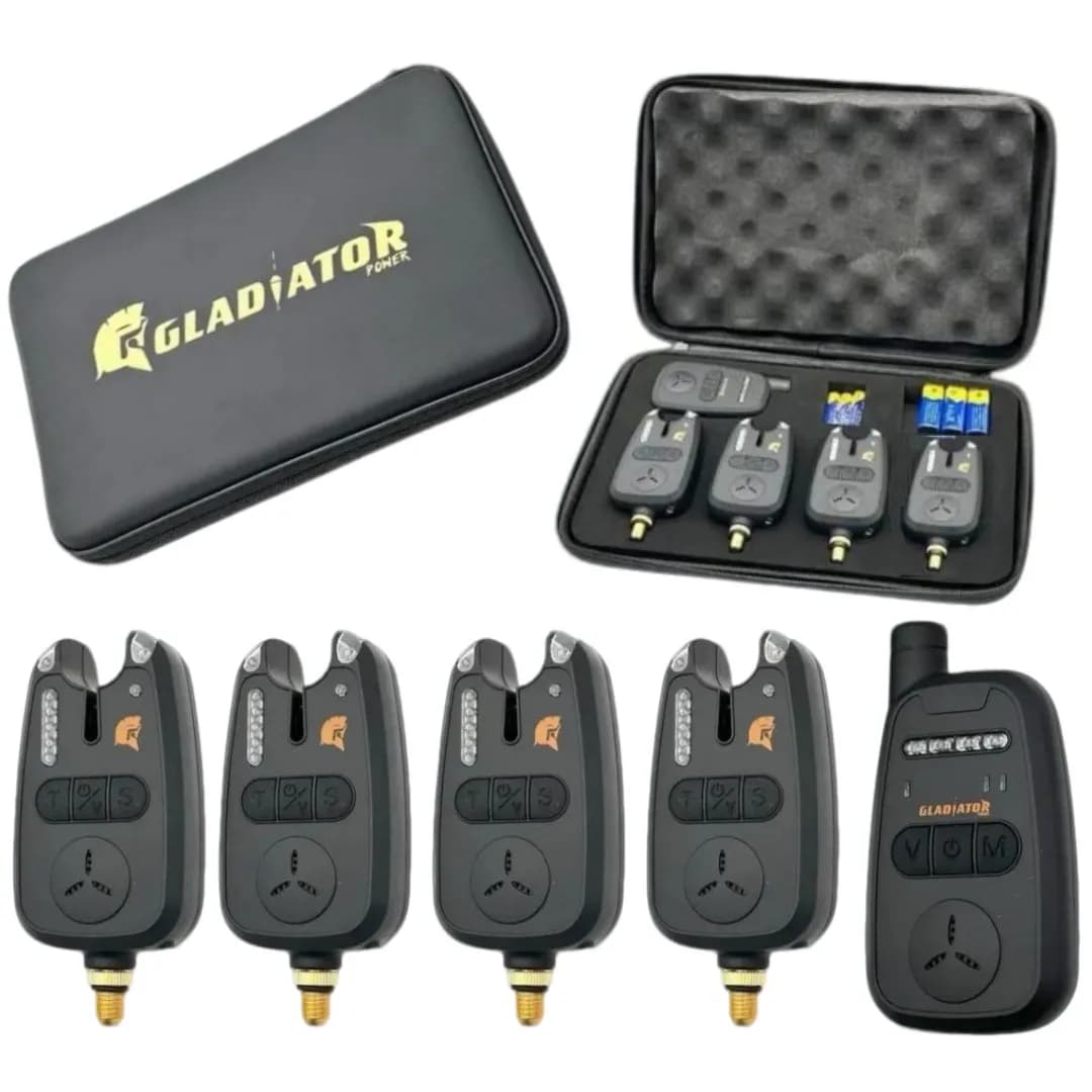 Набір сигналізаторів GLADIATOR RF298 4+1 Black з пейджером - зображення 1