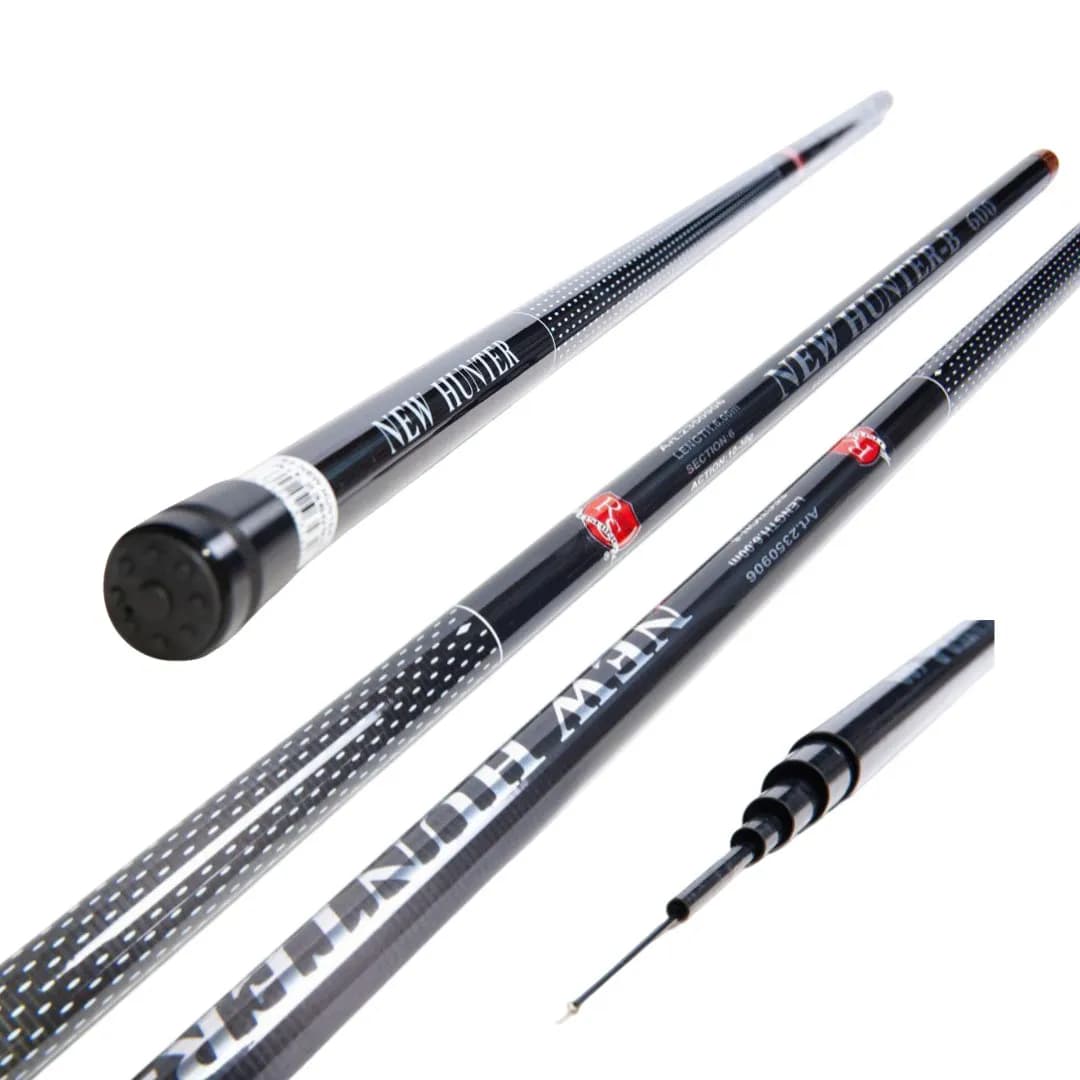 Вудка River Sport NEW HUNTER без кілець 6м CARBON pole - зображення 1