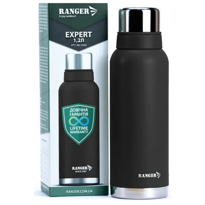 Термос Ranger Expert 1,2 L Black - зображення 1