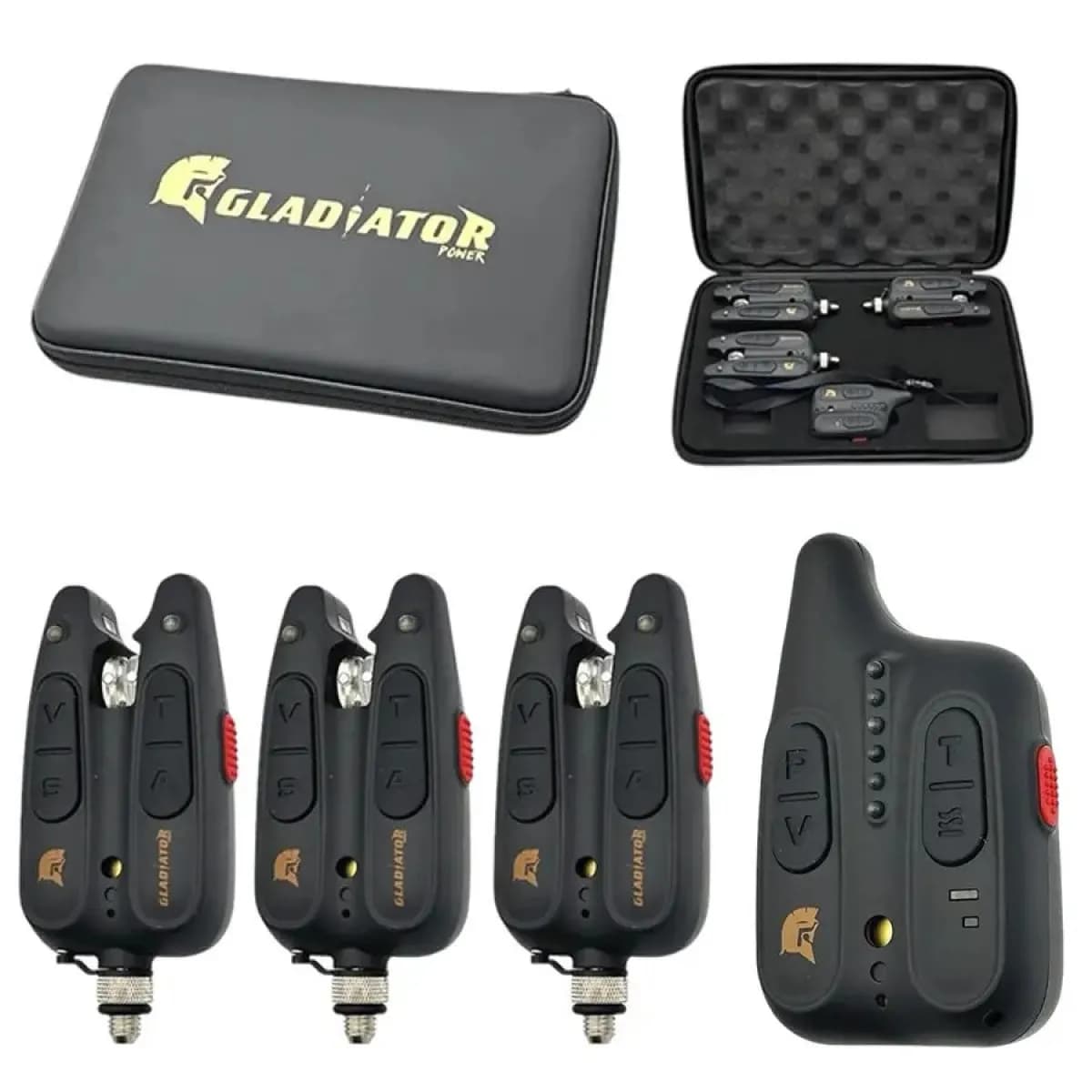 Набір сигналізаторів GLADIATOR RF1118 3+1 Black з пейджером - зображення 1