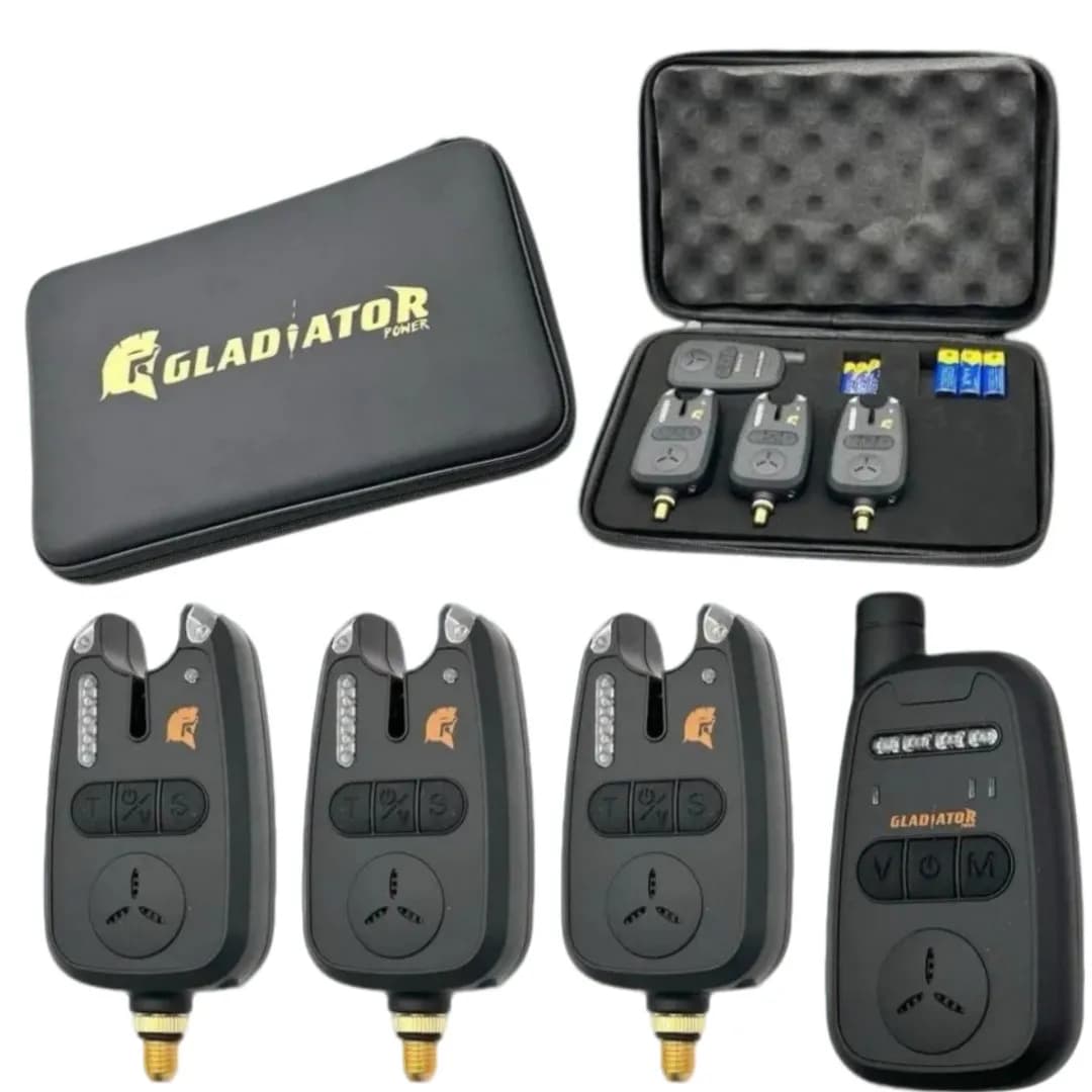 Набір сигналізаторів GLADIATOR RF298 3+1 Black з пейджером - зображення 1