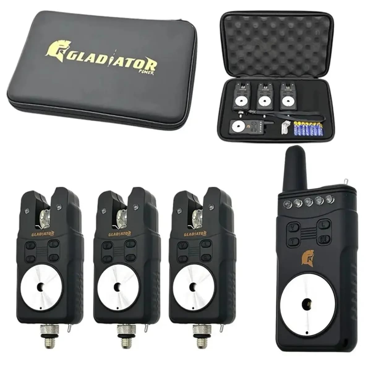 Набір сигналізаторів GLADIATOR RF698 3+1 Black з пейджером - зображення 1