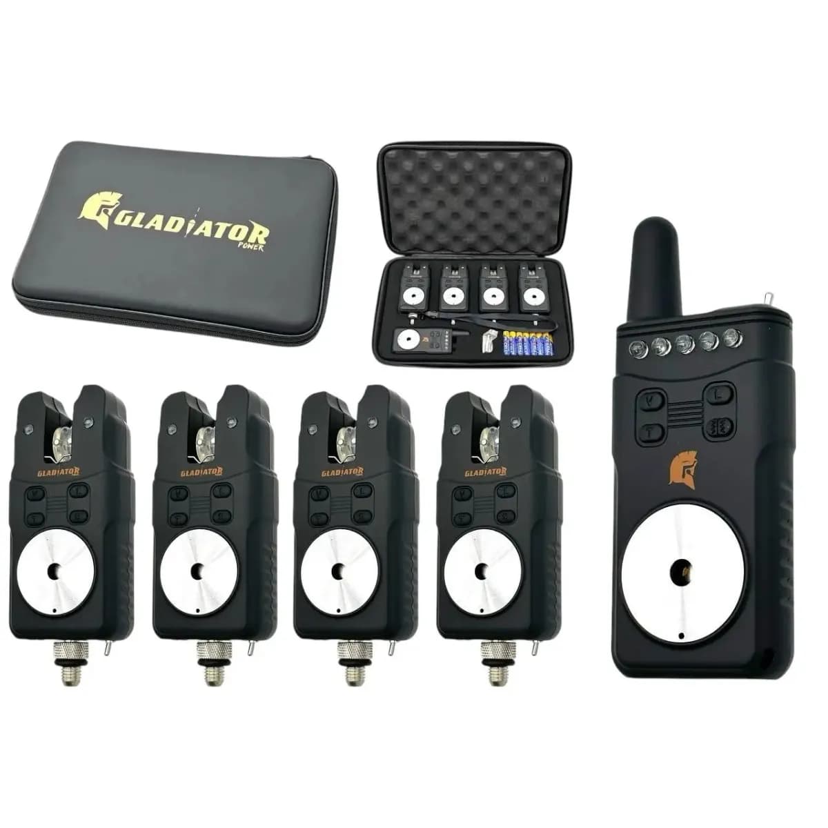 Набір сигналізаторів GLADIATOR RF698 4+1 Black з пейджером